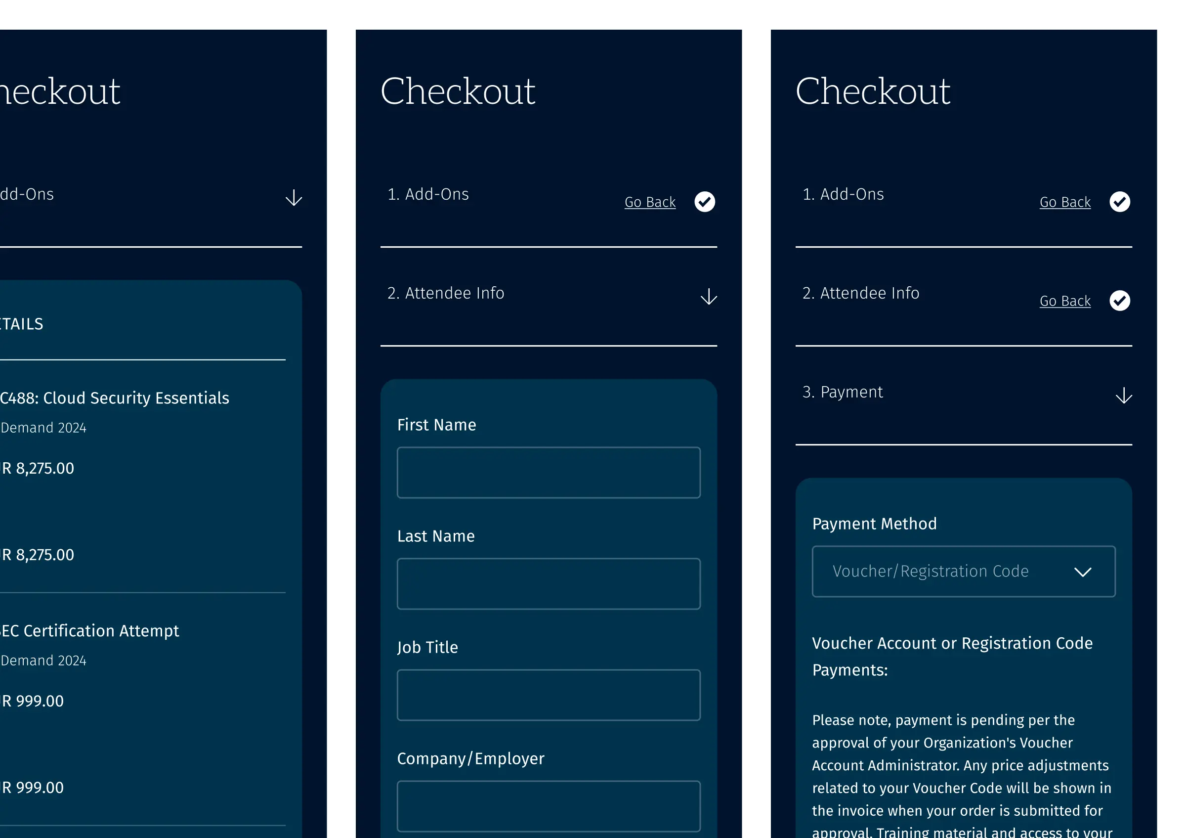 Ecommerce flow design